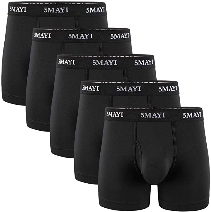 5Mayi Mens Underwear for Men Boxer Brief Cotton Men’s Boxer Briefs Pack ...
