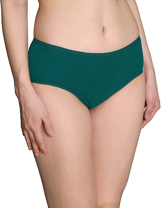 Details about   Bolivelan 6 Pack Women's Mid-Rise Stretchy Cotton Hipsters Panties