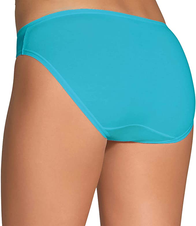 Fruit of The Loom Women's 4 Pack Coolblend Bikini Panties