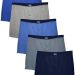 Fruit of the Loom Men’s 5-Pack Soft Stretch Knit Boxer – Colors May Vary