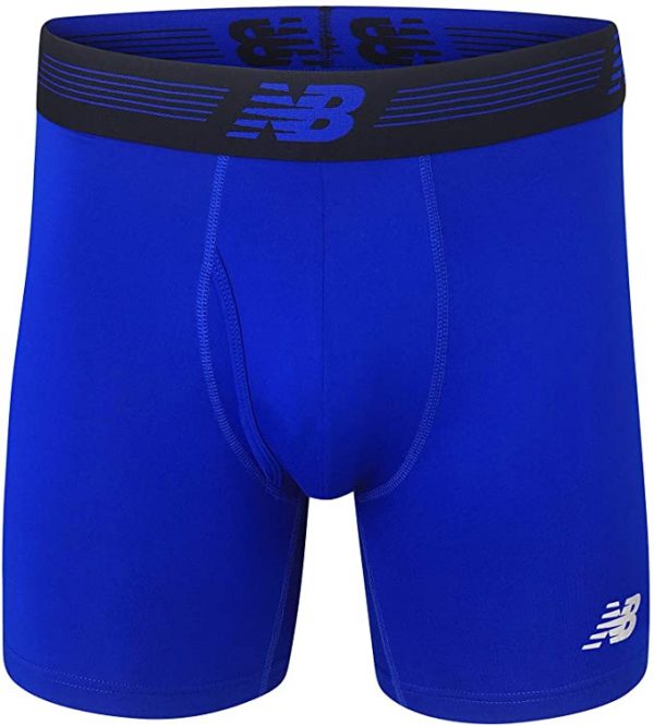 New Balance Men’s 6″ Boxer Brief Fly Front with Pouch, 3-Pack – Killer ...